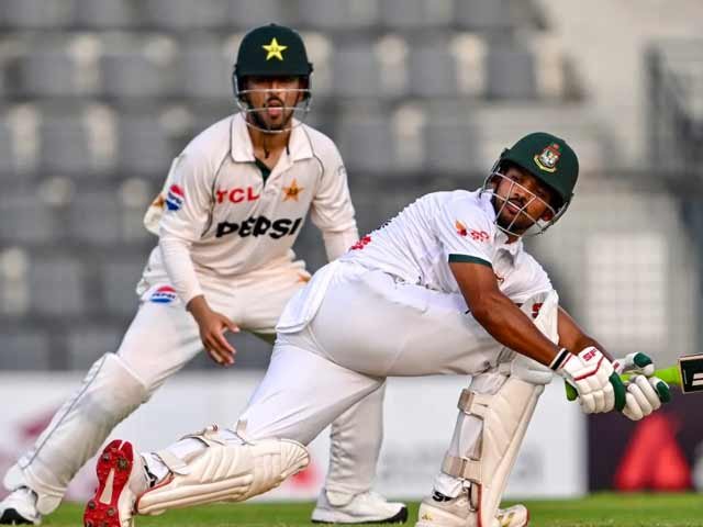 سلہٹ ٹیسٹ میں بھی پاکستان شکست کے دہانے پر: جیت کے لئے 437 رنزدرکار
