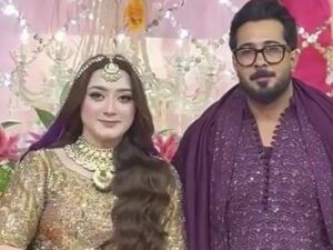 ثاقب چدھڑ تنازع کی گونج میں اداکارہ مومنہ اقبال کی شادی کی تقریبات