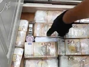 اٹلی میں منشیات ڈیلر کے گھر کی دیواروں اور فرش سے 30 لاکھ یورو نقد اور جدید ہتھیار برآمد