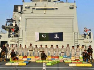 پاک بحریہ کا بڑا انسدادِ منشیات آپریشن: 208 ارب روپے سے زائد مالیت کی منشیات ضبط