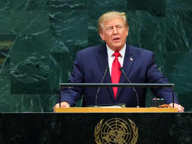 ٹرمپ کا اقوام متحدہ میں دھواں دار خطاب، ایران کو تباہ کرنے کی دھمکی