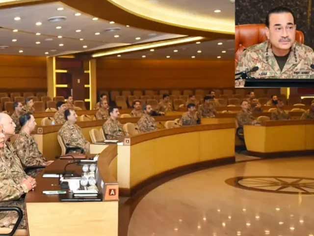 کور کمانڈر کانفرنس:9 مئی جیسے حالات پیدا کرنے کی کوشش سے آہنی ہاتھوں سے نمٹنے کا فیصلہ